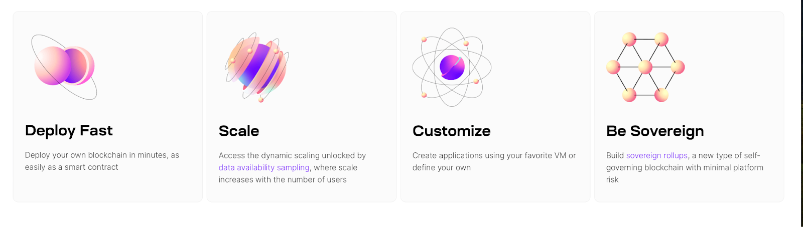 Celestia Features