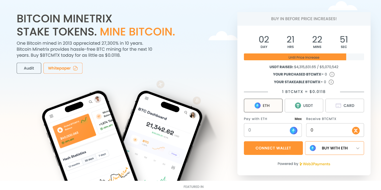 BTCMTX Presale