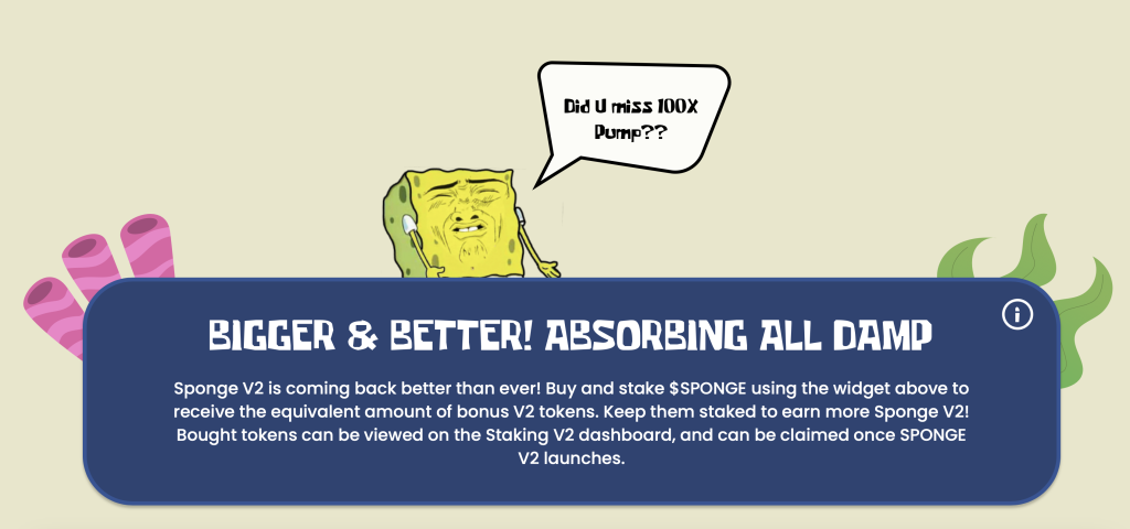 SPONGE Erkälrung