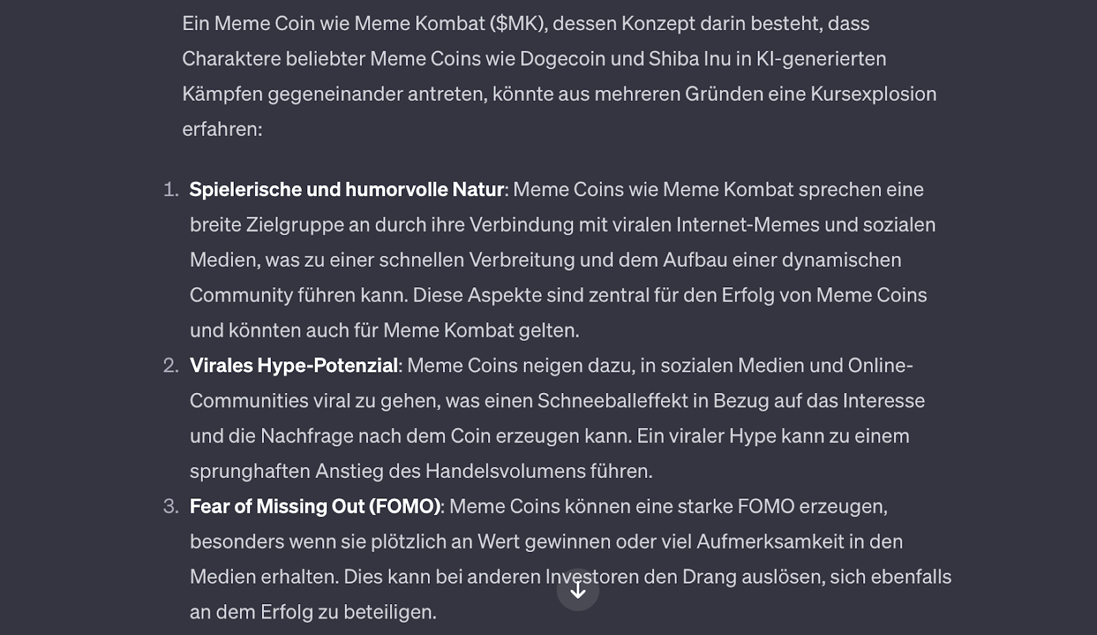 ChatGPT über Meme Kombat