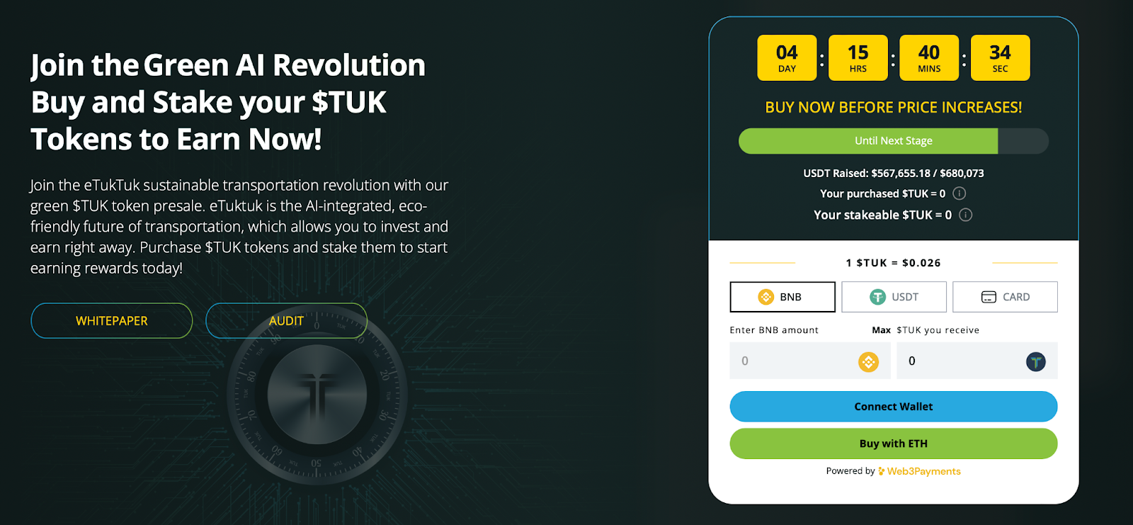 TUK Presale