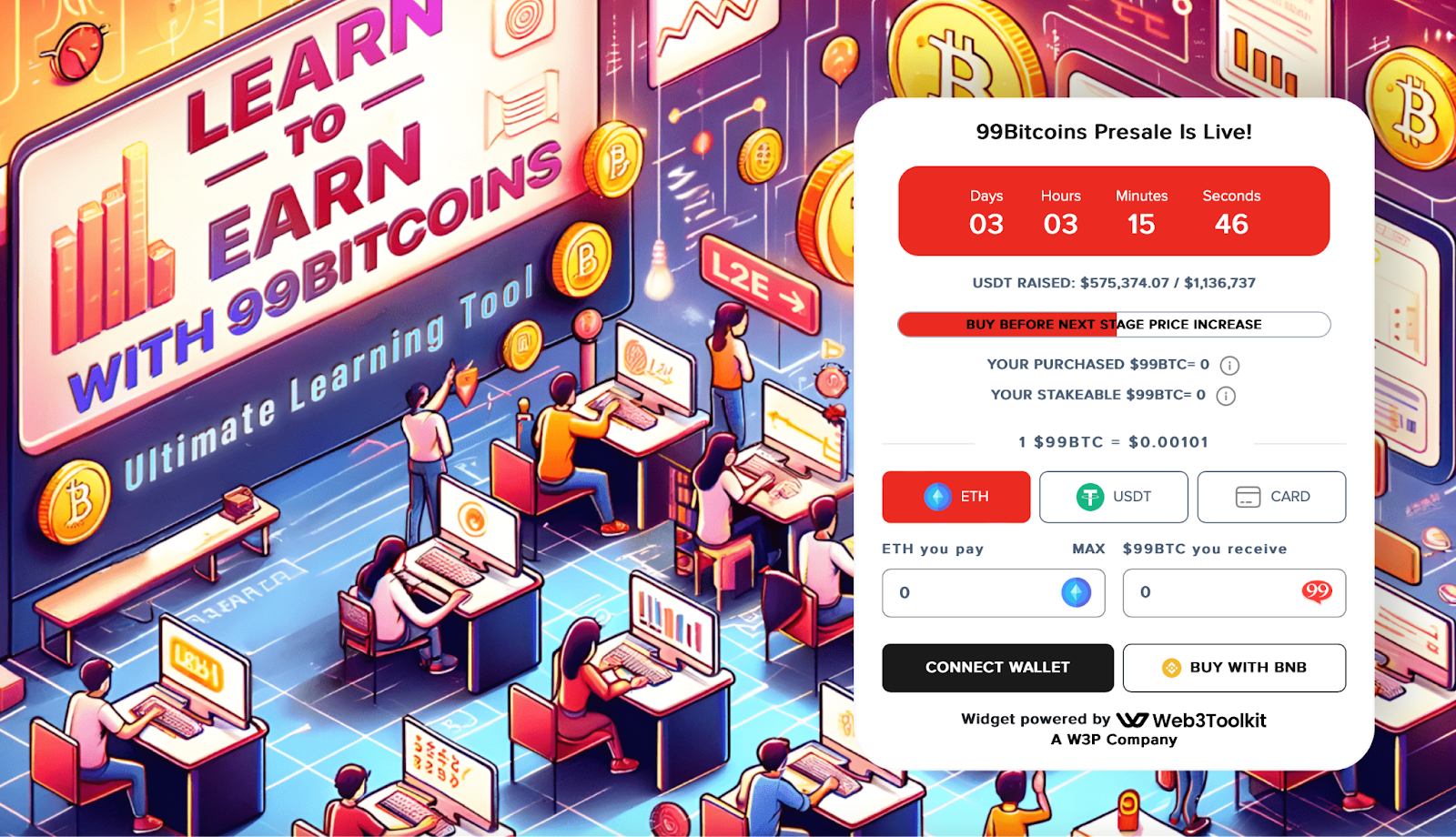99Bitcoins Presale 