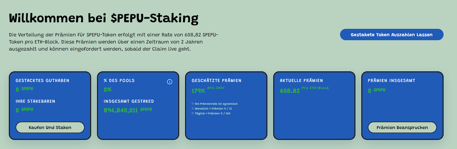 PEPU Staking