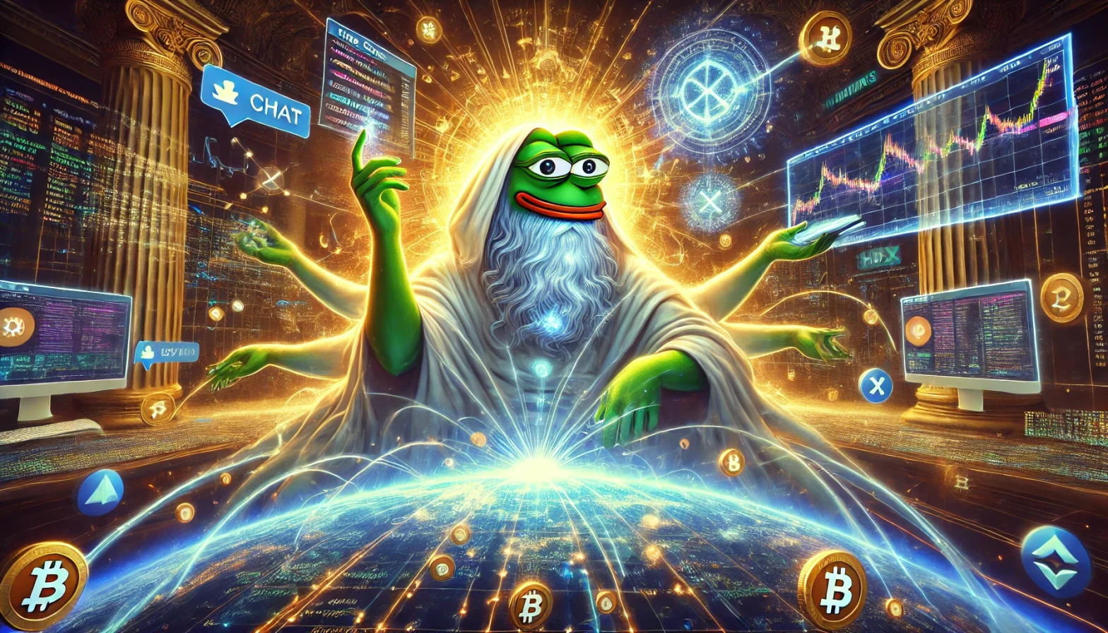 Krypto-Markt steigt 3,0 %, waehrend KI-Agenten mit 17,8 % uebertreffen Mind of Pepe
