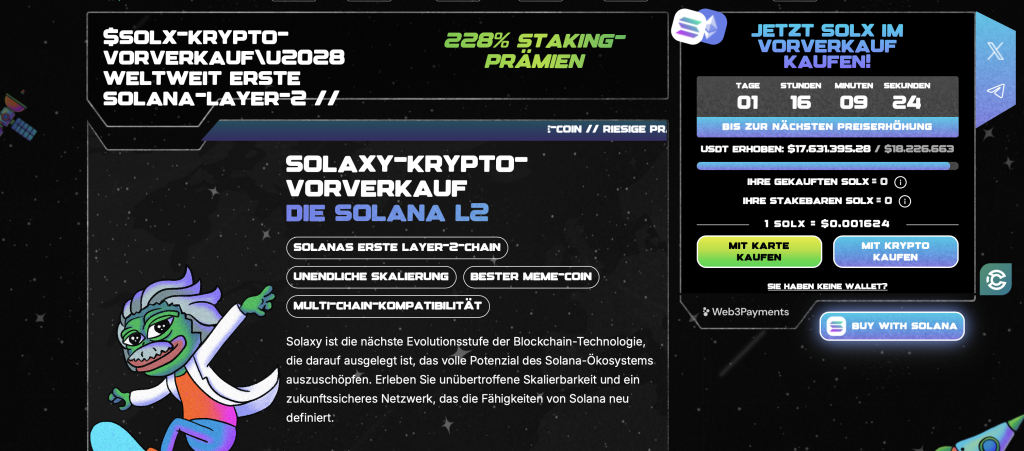 Solaxy Website