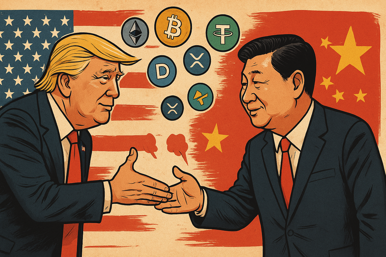 Krypto-News USA signalisiert Loesung des Konfliktes mit China und niedrigere Zölle
