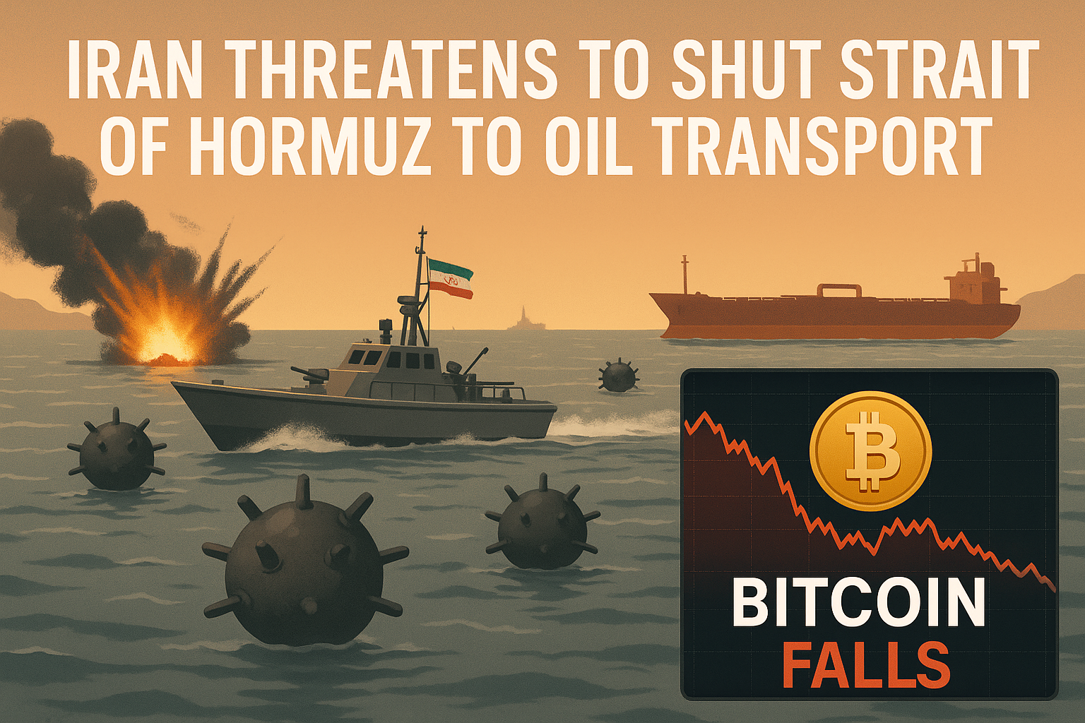 Krypto-News Folgen der Sperrung der Strasse von Hormus fuer Bitcoin und Co
