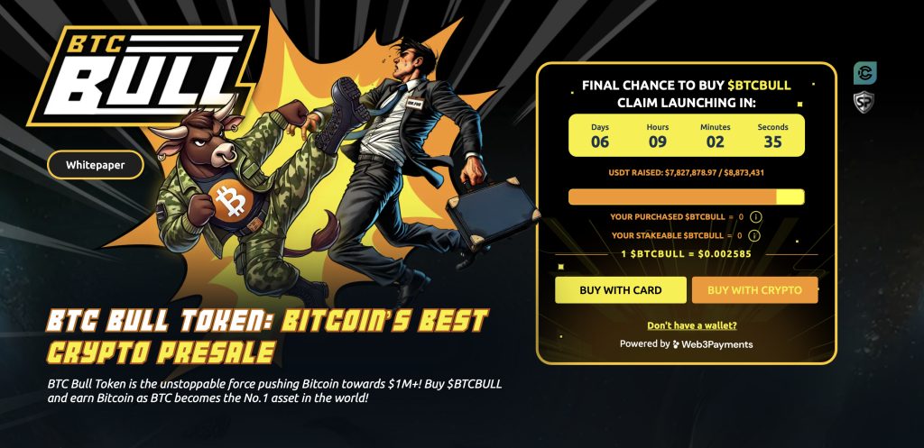 BTC Bull Token Website 