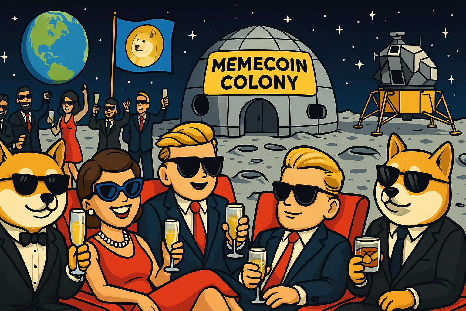 Beste Altcoins, die Mond-Kolonien finanzieren