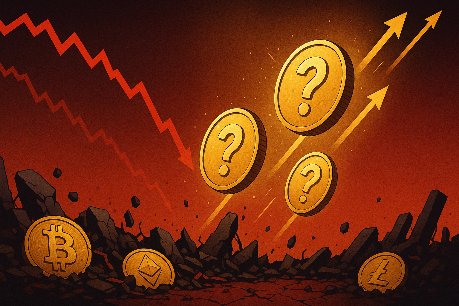 Krypto-Markt crasht, aber beste Altcoins bieten grosses Potenzial