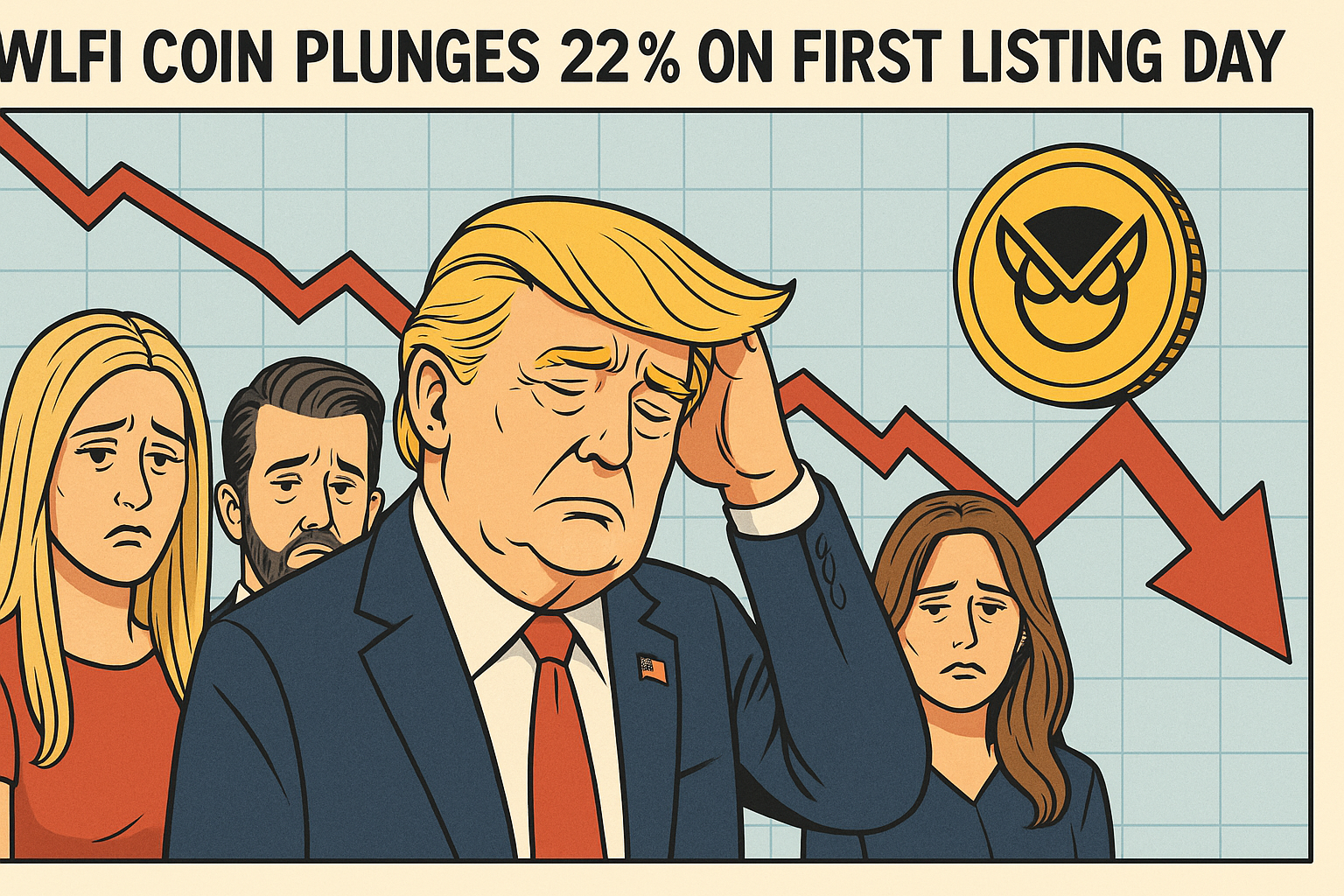 WLFI-Kurs-Prognose Trumps DeFi-Coin crasht und das sind die Gruende