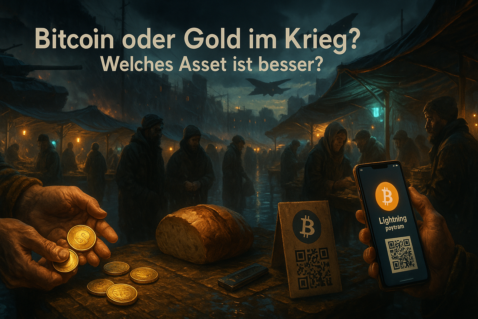 Bitcoin oder Gold im Krieg Welches Asset ist besser