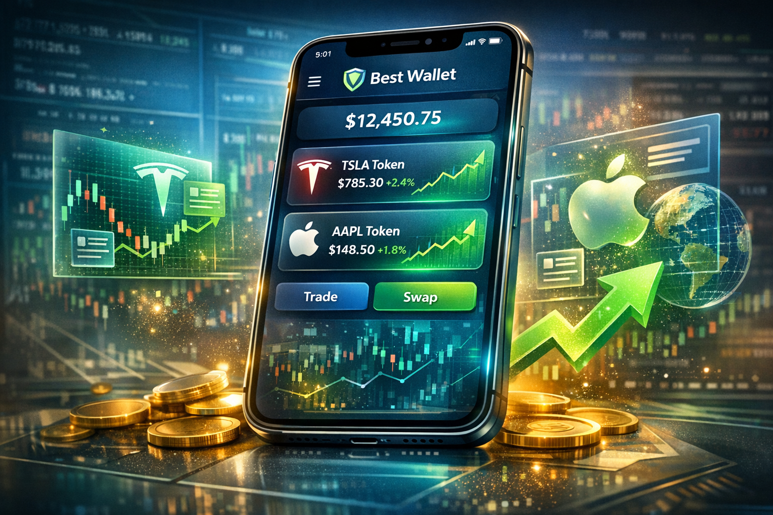 Tokenisierte Aktien bringen E-Portmonees wie Best Wallet in den Mainstream