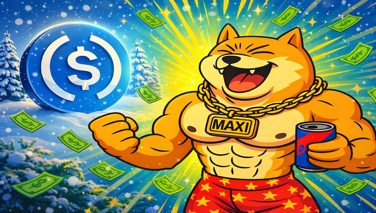 USDC (USDC) Prognose: Weihnachts-Rutsch oder Rebound? Maxi Doge (MAXI) taucht plötzlich auf