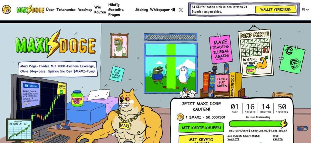 Maxi Doge (MAXI), ein High-Beta-Play im aktuellen Marktregime