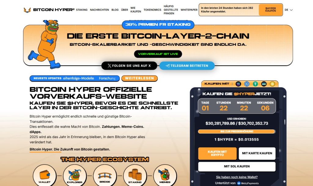 Der Presale-Hype: 31 Millionen Dollar und 38 Prozent Staking