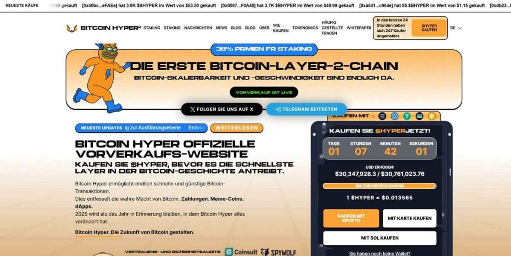 Spezialsegment: Bitcoin Hyper (HYPER) als Gegenpol, von Zahlungs-Notlösung zu Tech-Innovation