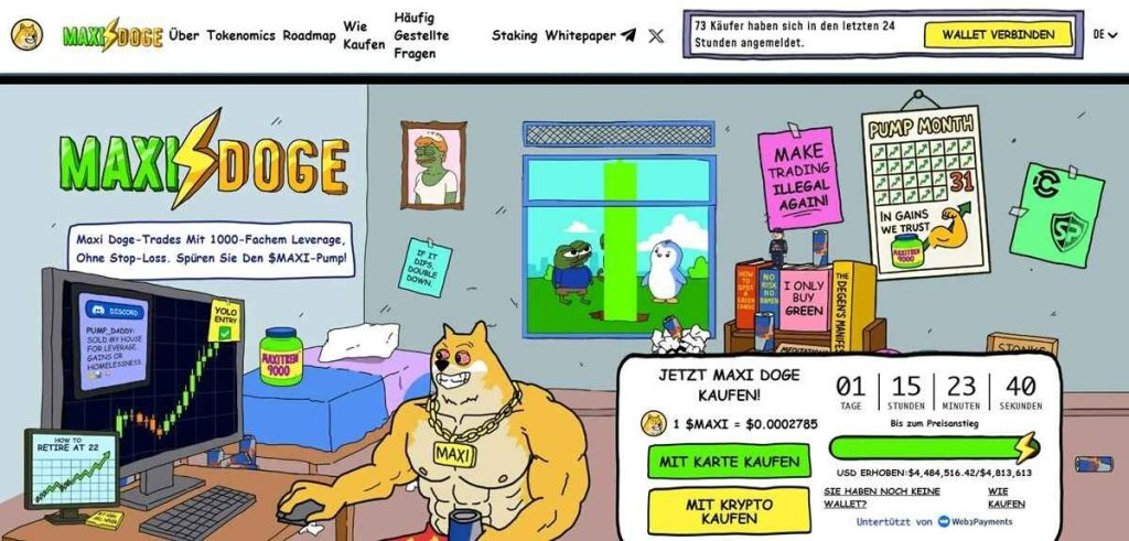 Maxi Doge (MAXI): Alternative Narrative im Krypto-Universum