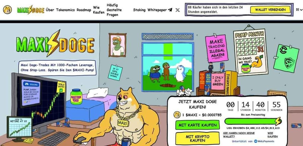 Maxi Doge (MAXI): Eine alternative Bewegung im Krypto-Ökosystem