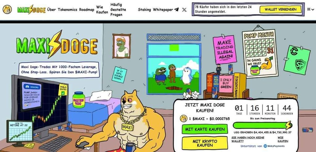 Der Maxi Doge (MAXI) Angle: Warum das für PEPE Trader relevant ist