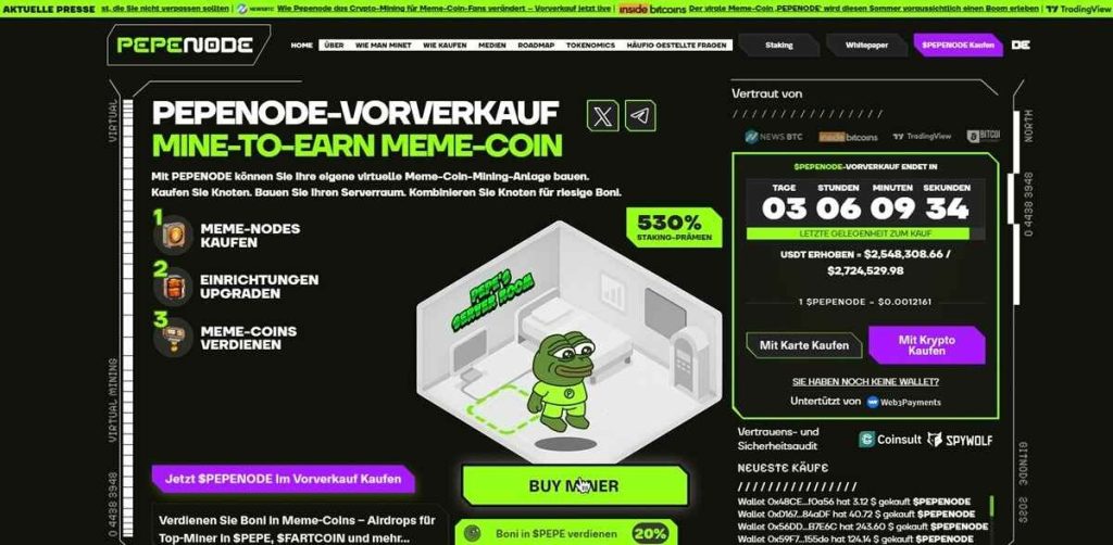 PepeNode (PEPENODE), Infrastrukturdenken im Bitcoin-Ökosystem